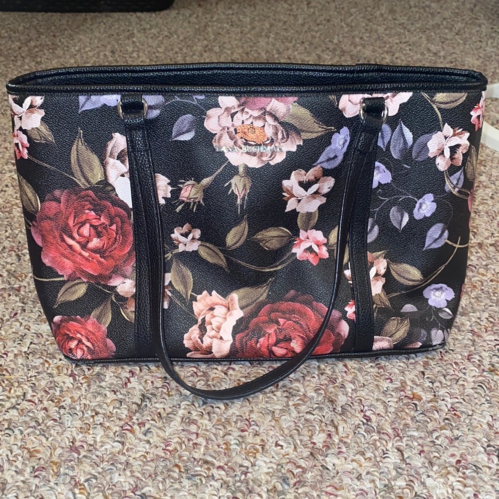 Dana Buchman floral purse